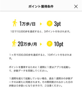 マネ―ステップ獲得条件